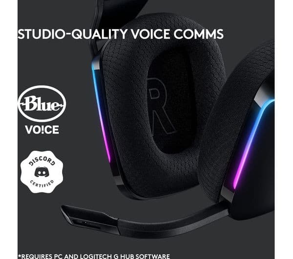 Logitech G733 Lightspeed Headphones Black - Image 9