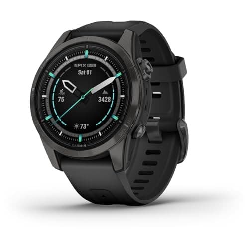Garmin epix Pro (Gen 2) 42mm Sapphire Edition GPS Smartwatch - Carbon Grey DLC Titanium & Black - Image 2