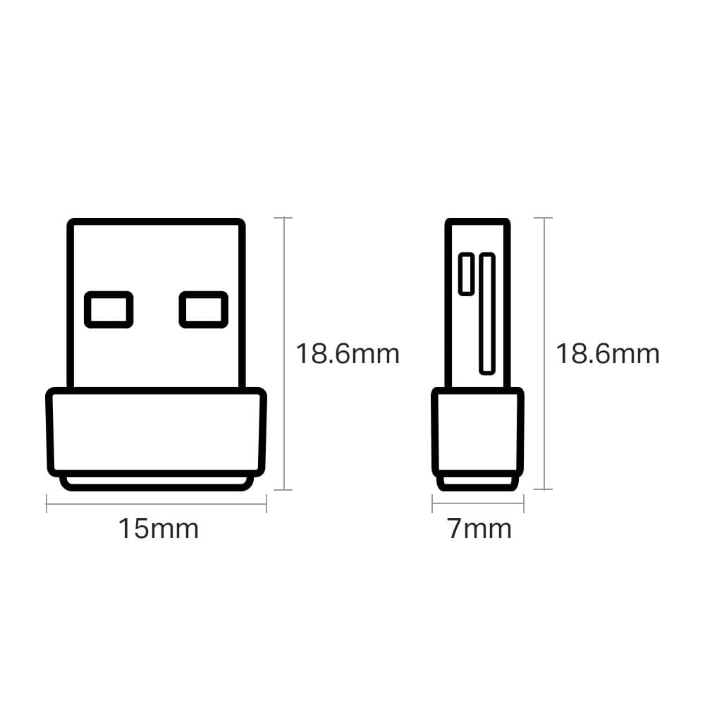 TP-Link Archer T2U Nano AC600 Nano Wireless USB Wi-Fi Adapter - Image 4