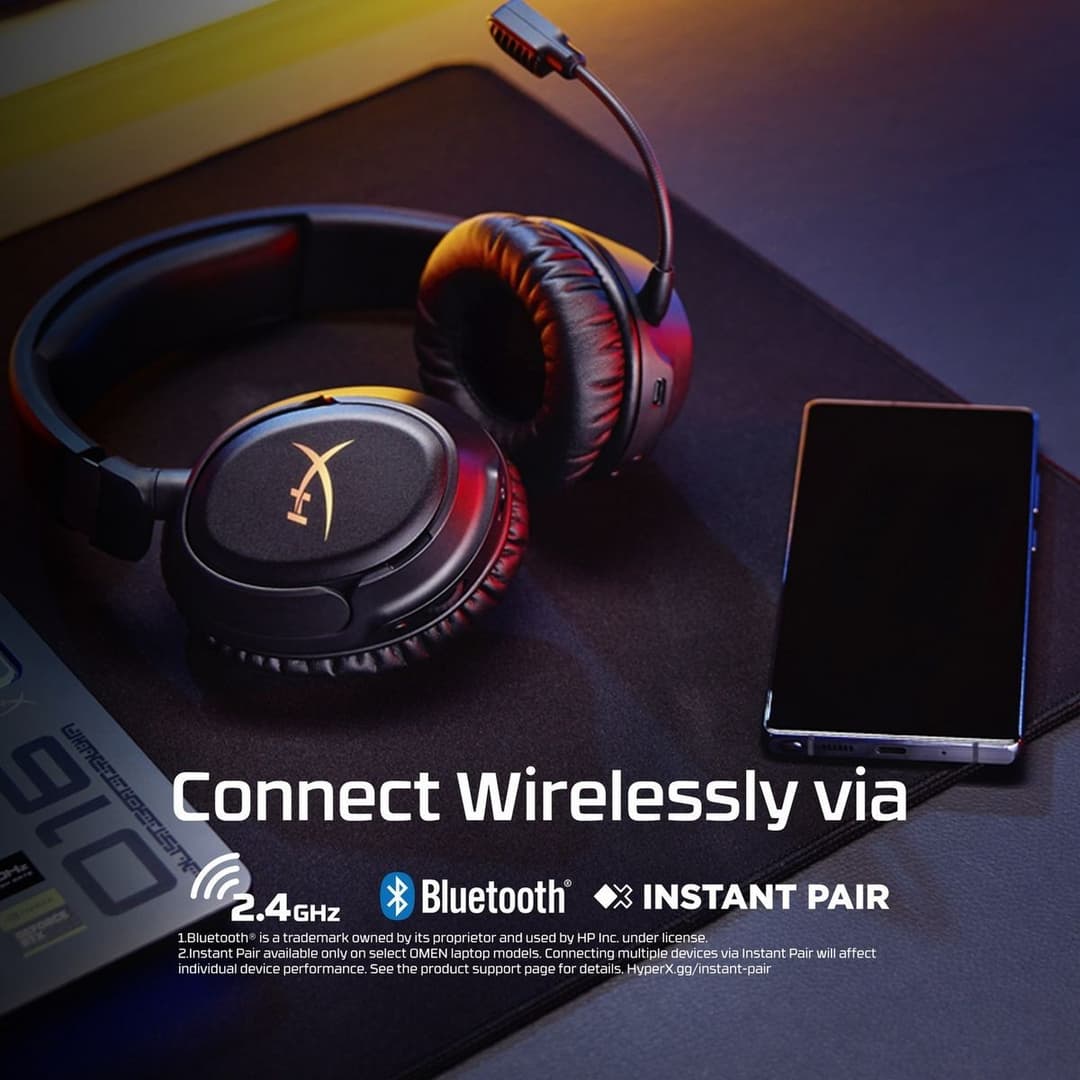 HyperX Cloud Flight 2 PS5, Switch & PC Wireless Headset - Image 5