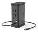 Hama Connect2Office Black USB-C Hub, 9 Ports, 2x HDMI, USB-A, USB-C, LAN thumbnail 1