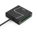 Hama 00200148 USB 3.2 Gen 1 Card Reader with USB-C Adapter - Black thumbnail 2