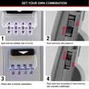 Master Lock 5425EURD Light Up Dial Combination Wall Mounted Key Safe thumbnail 6