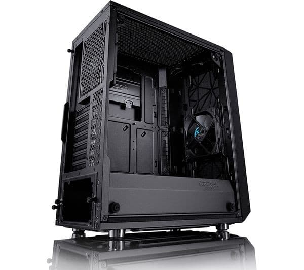 FRACTAL DESIGN Meshify C Blackout Mid Tower PC Case - Black, Dark Tinted Glass - Image 2
