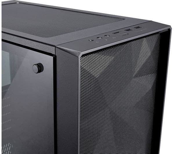 FRACTAL DESIGN Meshify C Blackout Mid Tower PC Case - Black, Dark Tinted Glass - Image 3