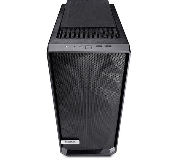 FRACTAL DESIGN Meshify C Blackout Mid Tower PC Case - Black, Dark Tinted Glass - Image 6