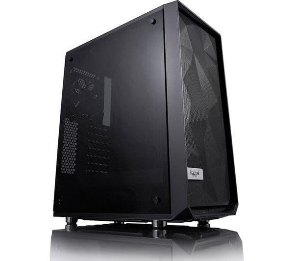 FRACTAL DESIGN Meshify C Blackout Mid Tower PC Case - Black, Dark Tinted Glass - Image 7