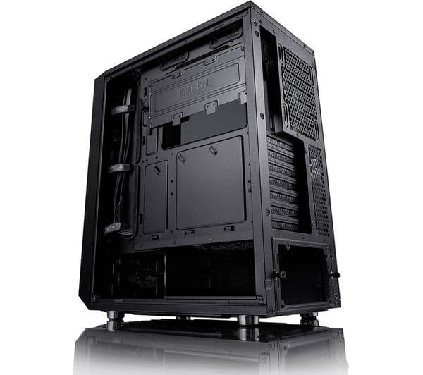 FRACTAL DESIGN Meshify C Blackout Mid Tower PC Case - Black, Dark Tinted Glass - Image 8