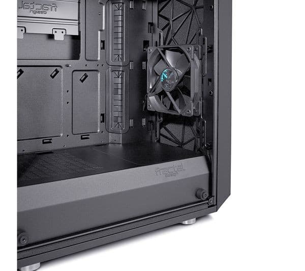 FRACTAL DESIGN Meshify C Blackout Mid Tower PC Case - Black, Dark Tinted Glass - Image 10