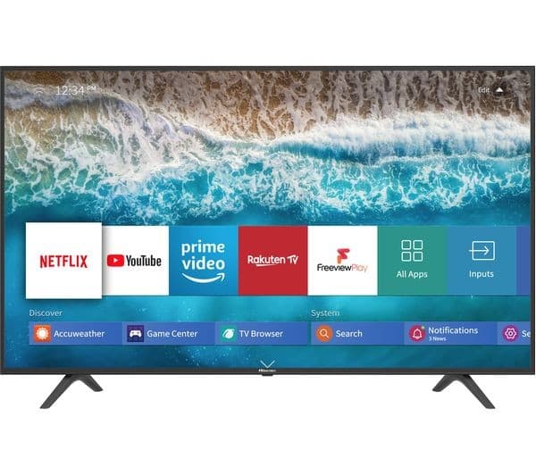 HISENSE H55B7100UK 55" Smart 4K Ultra HD HDR LED TV - Image 2