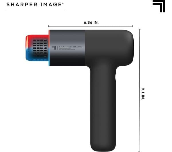SHARPER IMAGE Powerboost Pro Plus Hot and Cold Massager - Black - Image 6
