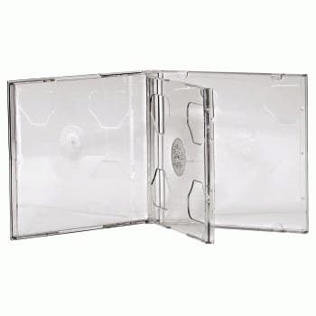 Hama CD Double Jewel Case, Pack 5 2 discs Transparent - Image 3
