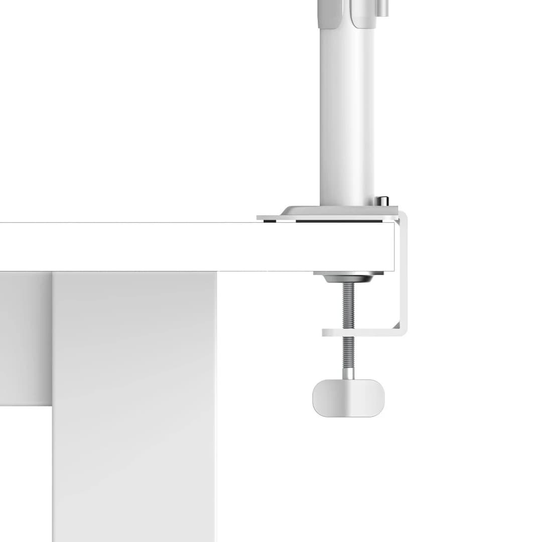 Hama Monitor Mount, 2 Monitors, Height-adjustable, Swivel/Tilt, 13" - 35", White - Image 4
