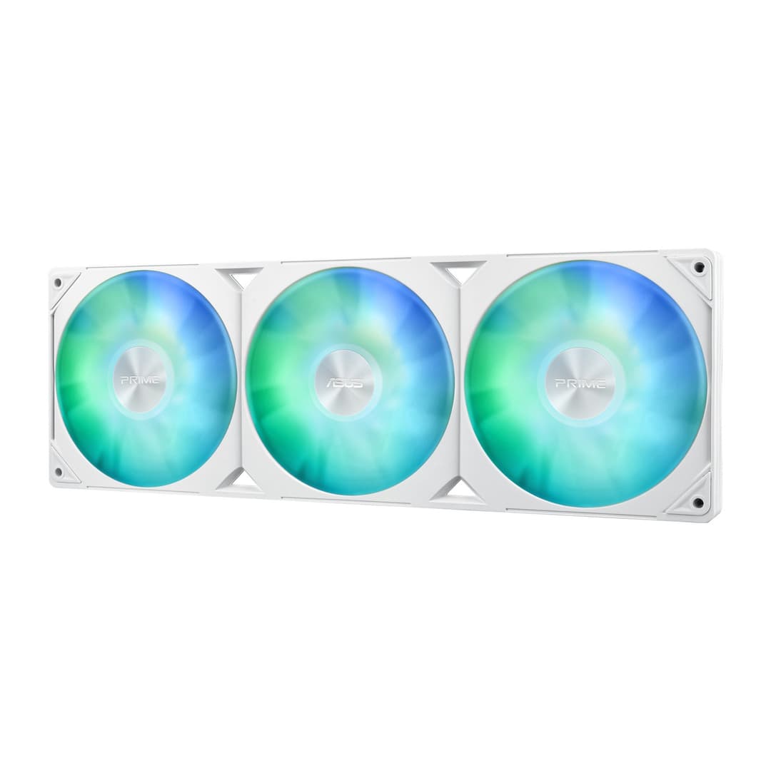 ASUS Prime LC 360 ARGB 360mm AIO Liquid CPU Cooler with 3x 120mm ARGB Fans - White - Image 10
