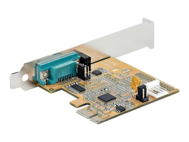 StarTech.com PCI Express Serial Card, PCIe to RS232 (DB9) Serial Interface Card, PC Serial Card with 16C1050 UART, Standard or Low Profile Brackets, COM Retention, For Windows & Linux - PCIe to DB9 Card (11050-PC-SERIAL-CARD) - serial adapter - PCIe 2.0 - - Image 3
