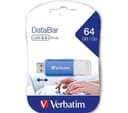 VERBATIM DataBar USB 2.0 Memory Stick - 64 GB, Blue thumbnail 3