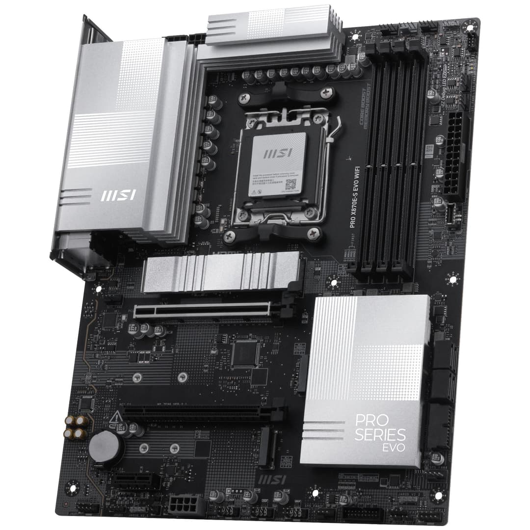 MSI PRO X870E-S EVO WIFI DDR5 Socket AM5 ATX Motherboard - Image 4