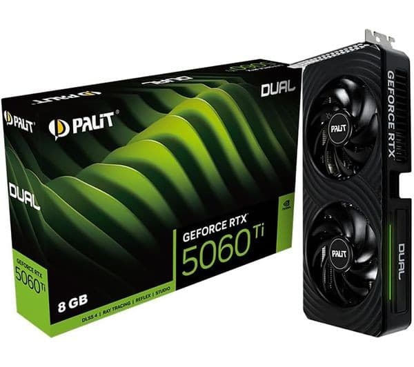 Palit GeForce RTX 5060 Ti Dual OC 8GB GDDR7 Graphics Card - Image 2