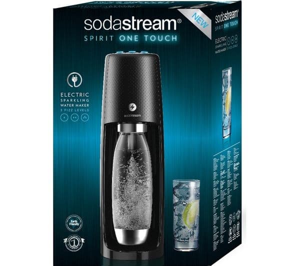 SODASTREAM Spirit One Touch Sparkling Water Maker - Black - Image 5