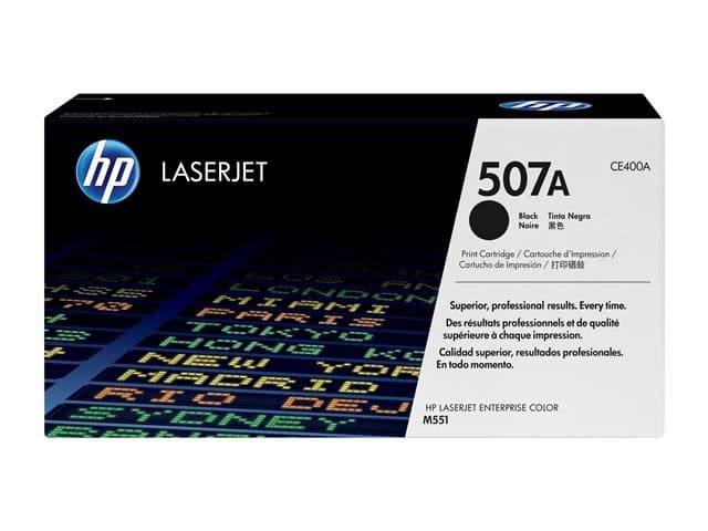 HP 507A - black - original - LaserJet - toner cartridge (CE400A) - Image 2