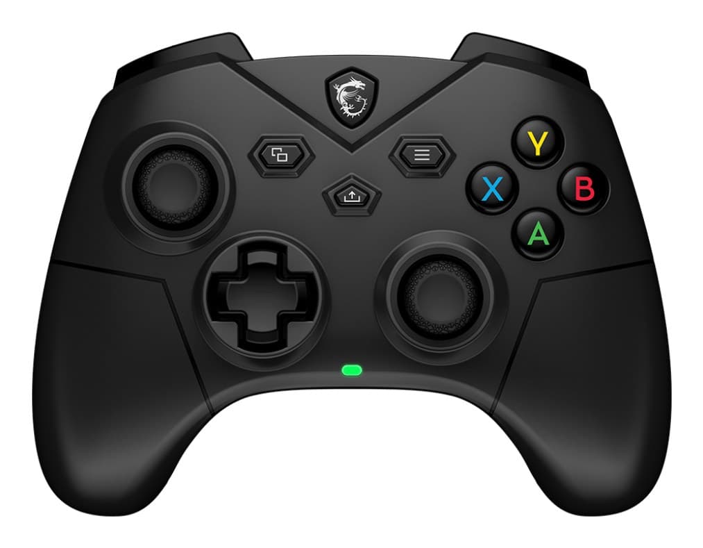 MSI FORCE GC300 Wireless PC Gamepad, USB 2.0, Analogue - Black