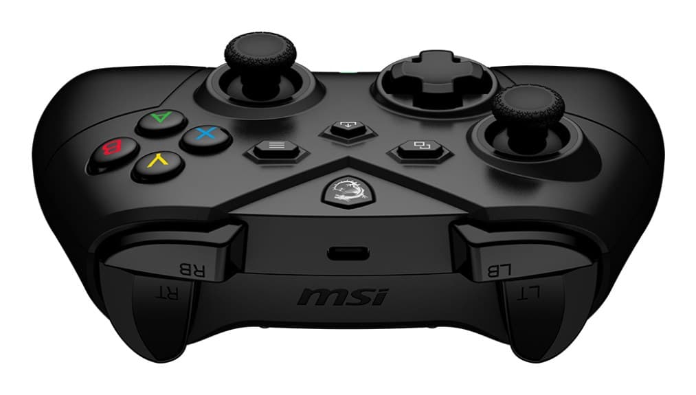 MSI FORCE GC300 Wireless PC Gamepad, USB 2.0, Analogue - Black - Image 2