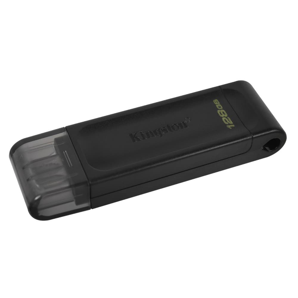 USB Stick Kingston Technology 128GB USB Flash Drive DataTraveler 70 USB-C 3.2 - Black - Image 2