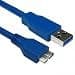 Yourit USB 3.0 A M auf USB 3.0 Micro B M 0,75 m blaues OEM-Datenkabel - Image 2