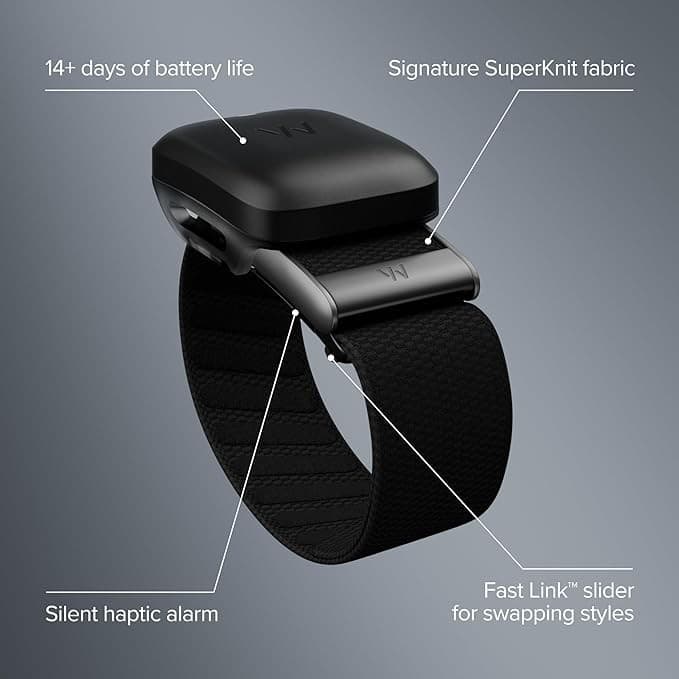 WHOOP Peak 5.0 Health & Fitness Tracker, 14-Day Battery - Obsidian - Image 4