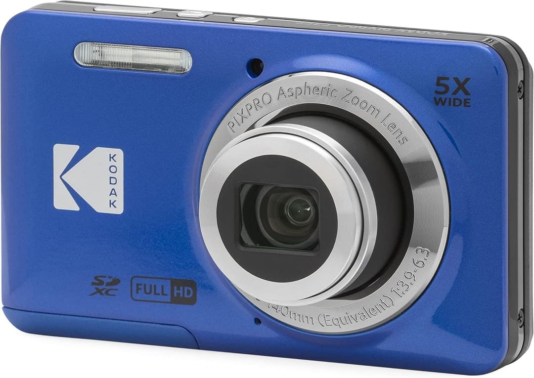 Kodak PIXPRO FZ55 16MP Compact Camera Blue - Image 1