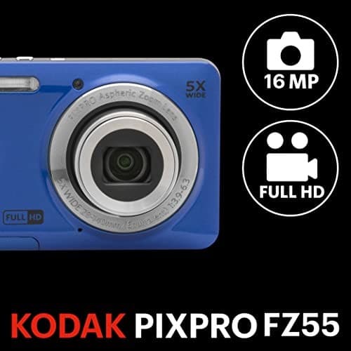 Kodak PIXPRO FZ55 16MP Compact Camera Blue - Image 9