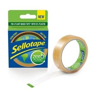 Zero Plastic Plant Based Sellotape 24mm X 30m - Image 1
