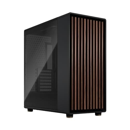 Fractal Design North XL Charcoal Black TG- three 140mm Aspect PWM fans included- Type C USB- EATX airflow full tower PC gaming case - Image 1