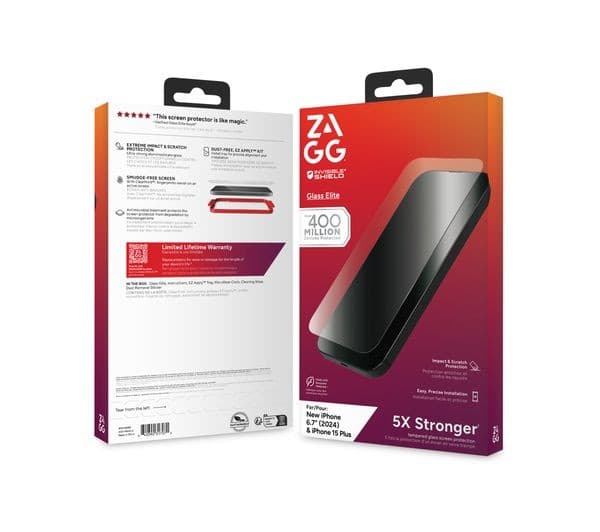 INVISIBLESHIELD Glass Elite iPhone 16 Plus Screen Protector - Image 1