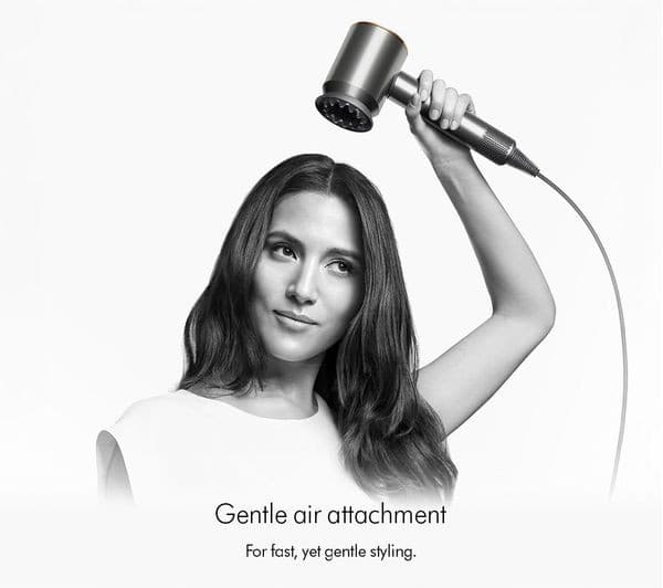 Dyson Supersonic Straight & Wavy Hair Dryer - Prussian Blue & Rich Copper - Image 7
