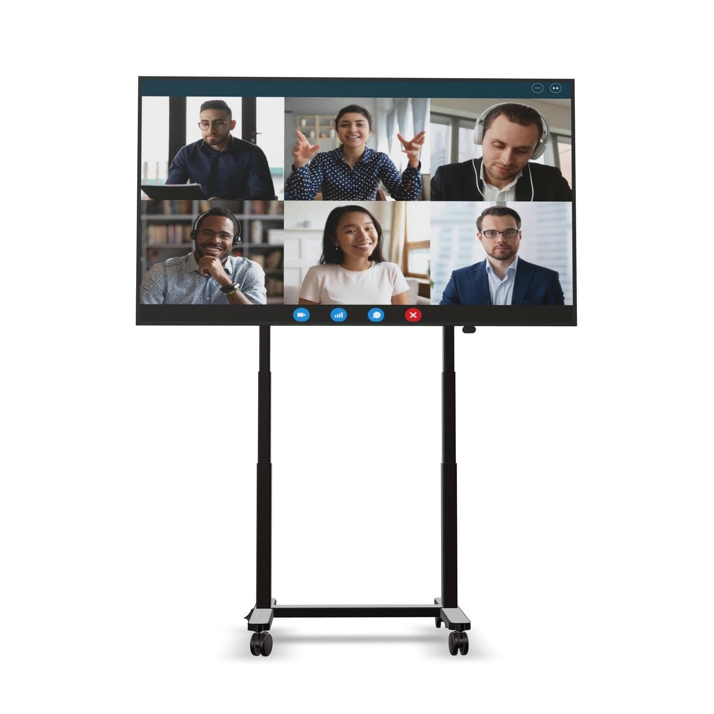SMS Func Mobile Lite Motorised TV Floor Stand - Black
