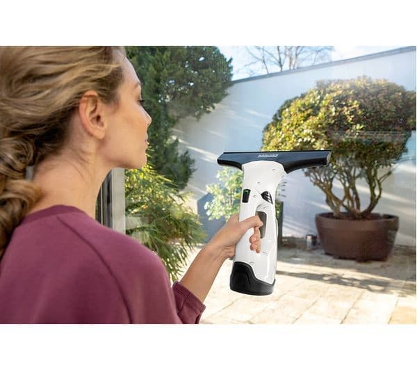 KARCHER WV 2 Window Vacuum Cleaner - White & Black - Image 9