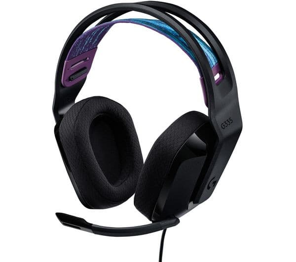 Logitech G335 Wired Gaming Headset 3.5mm - Black