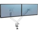 FELLOWES Platinum Series Dual Arm Full Motion 40" Monitor Desk Mount - White thumbnail 3