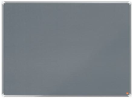 Nobo Premium Plus Felt Notice Board 1200x900mm - Grey