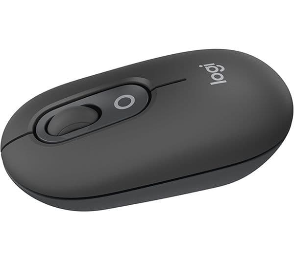 Logitech Pop Icon Wireless Optical Mouse - Black - Image 1