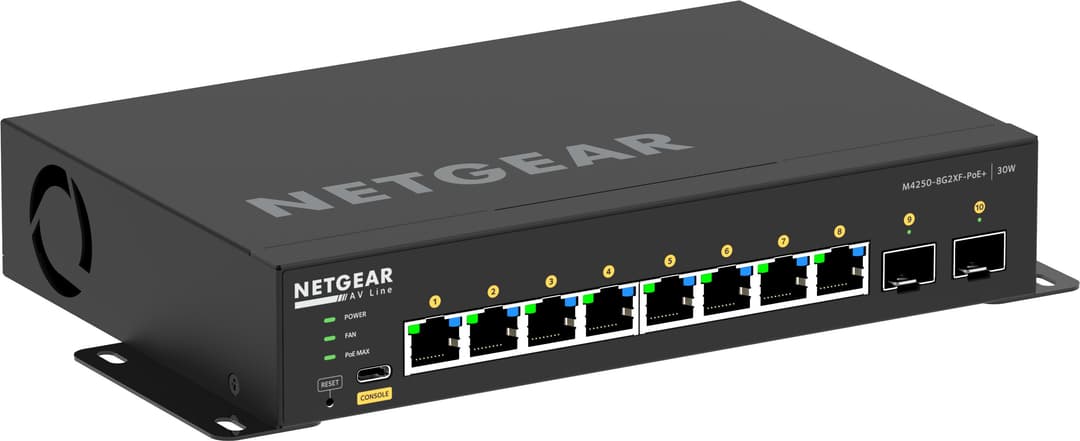 NETGEAR 8x1G PoE+ 220W and 2xSFP+ Managed Switch - Image 2