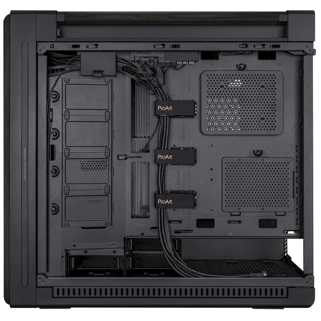 ASUS ProArt PA602 Wood Edition Tempered Glass Mid Tower PC Case - Black - Image 8