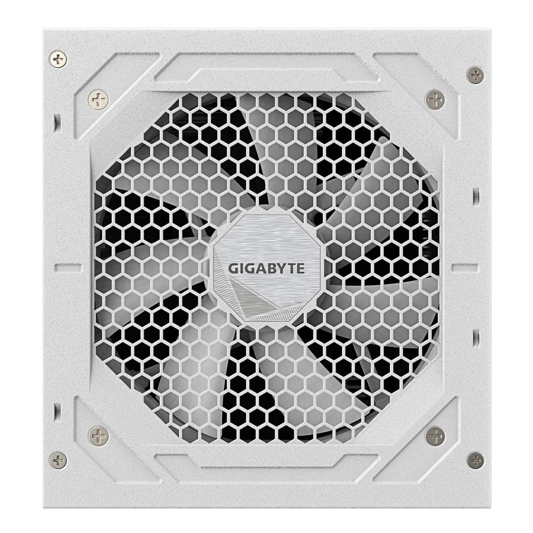 GIGABYTE UD1000GM PG5 V2 ICE Power Supply Unit- PCIe Gen 5.1, 80 PLUS Gold, Fully Modular Design, 120mm Fan, ATX 3.1 compatible, UK Plug - Image 3