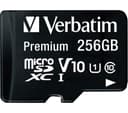Verbatim Premium Class 10 UHS-I U1 V10 microSD Memory Card with SD Adapter - 256GB thumbnail 2