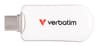 Verbatim Plectra USB-C Flash Drive White 256GB