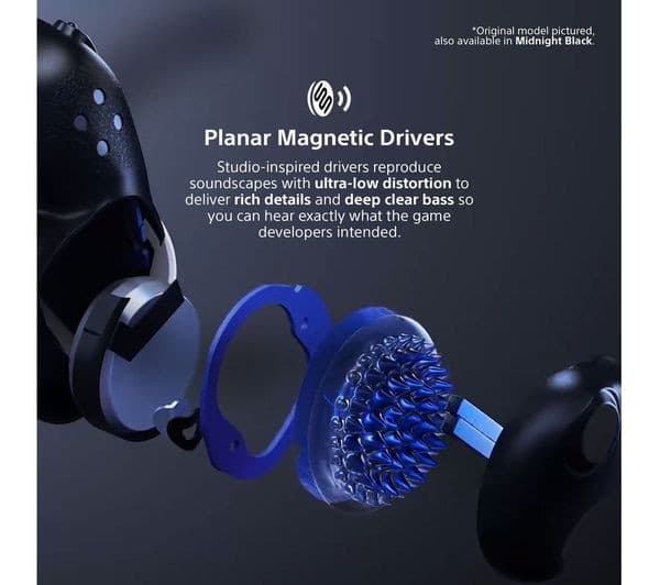 Sony PULSE Explore PS5 Wireless Gaming Earbuds - Midnight Black - Image 2