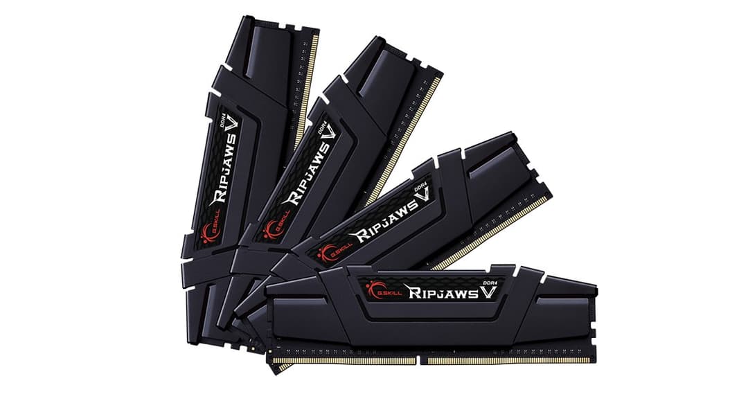 64GB G.Skill DDR4 PC4-28800 3600MHz Ripjaws V for Intel CL16 (16-19-19-39) Quad Channel kit (4x16GB) - Image 4