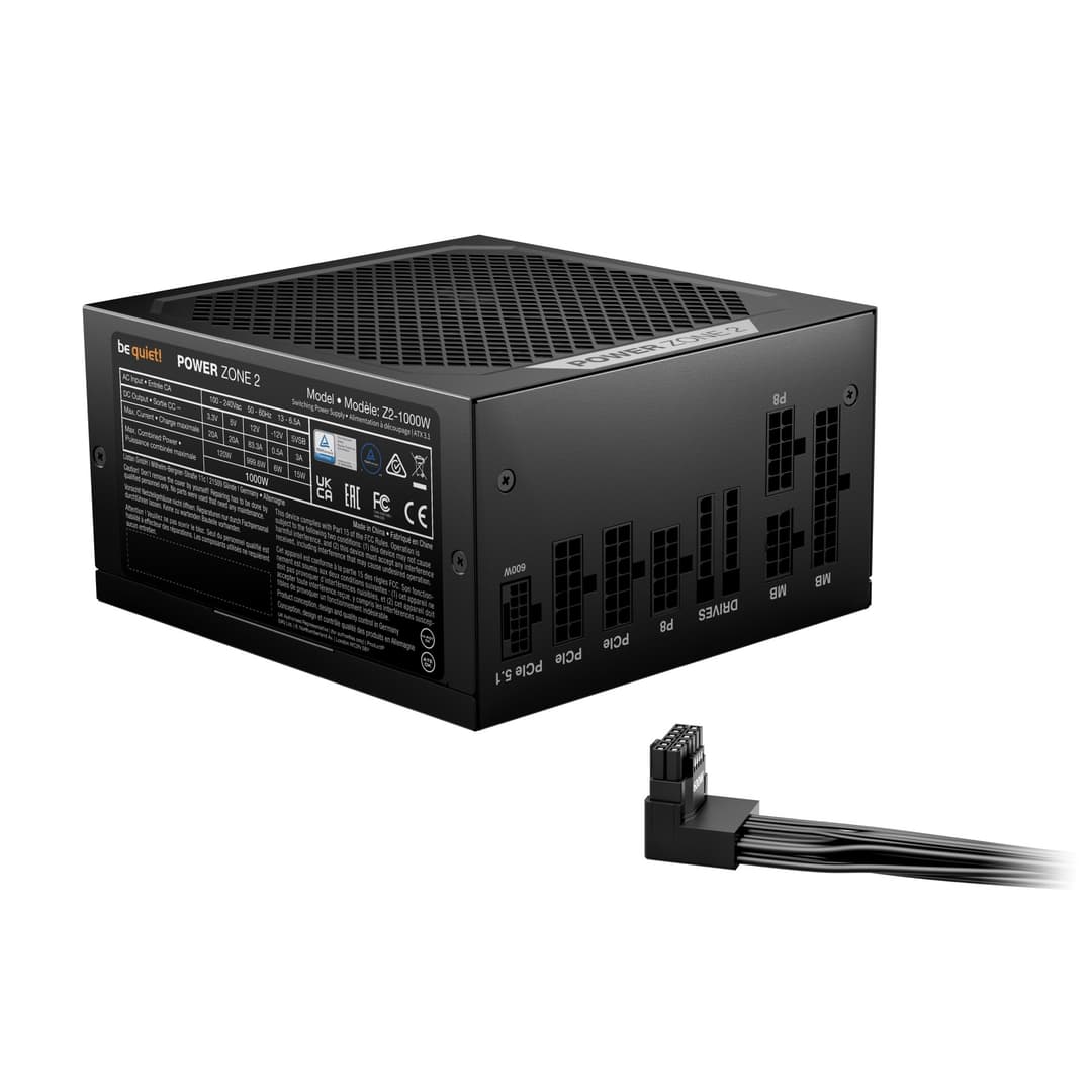 be quiet! Power Zone 2 1000W ATX 3.1 80 PLUS Platinum PSU Power Supply - Image 5