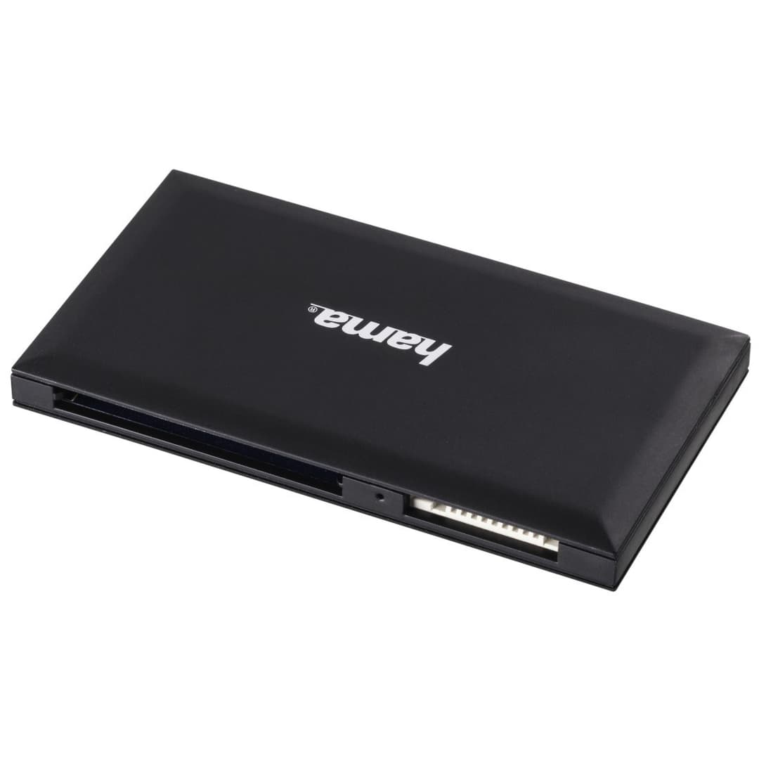 Hama USB 3.2 Gen 1 Multi-Card Reader SD/microSD/CF/MS, USB Type-A - Black - Image 2